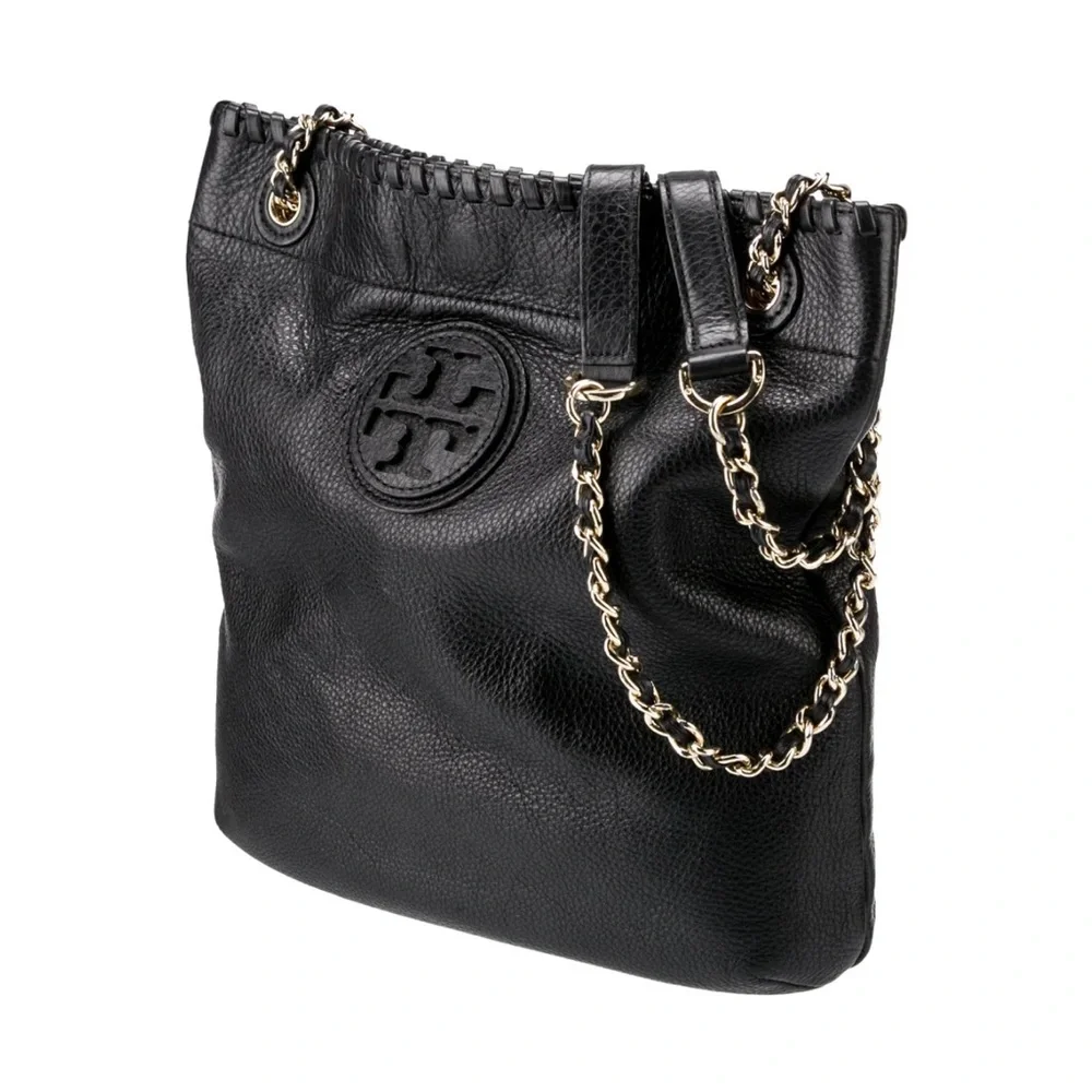 Tory Burch Black Leather Shoulder Bag